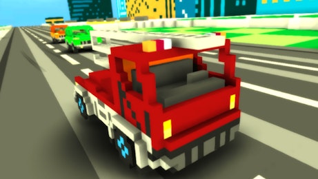Blocky Traffic Racing - 100% Free Block Blocky Traffic Racing - Block Game Screenshot