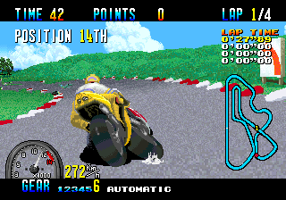 Play GP Rider (World, FD1094 317-0163) Now -  :xxx - :yyy Game Screenshot