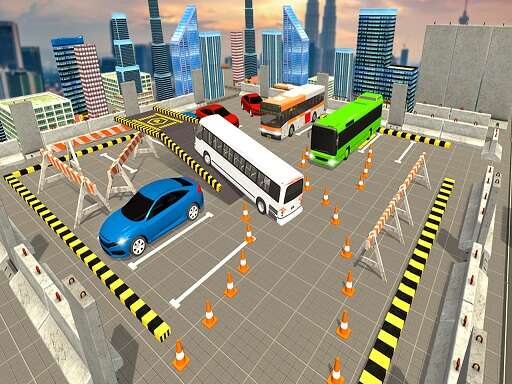Parqueo de autobuses moderno americano: Simulador de juego de autobuses 2020 - Free Juegos para Simulation Game