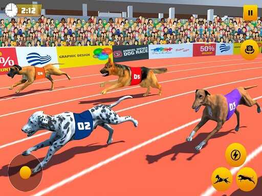 개 경주 시뮬레이션 2020: 개 경주 게임 - Free 게임 대상Racing Game