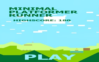 Jouez à Courseur Plateforme Minimaliste en ligne gratuitement – Capture d'écran du jeu de casual