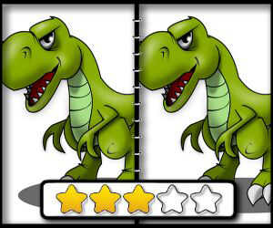 Dinosaur Spot The Difference Games