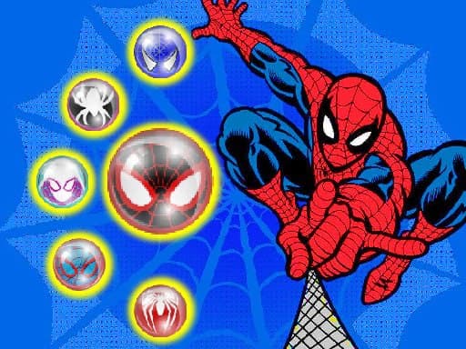 Spiderman Bubble Shoot Puzzle Games