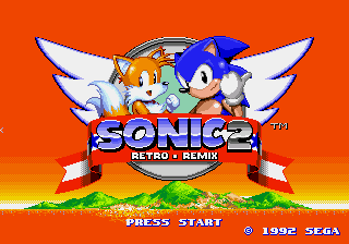 Play Sonic 2 Retro Remix Now -  :xxx - :yyy Game Screenshot