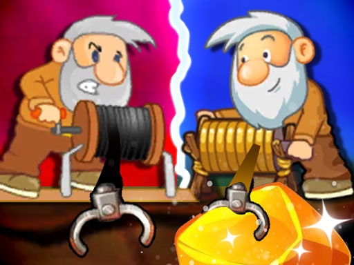 Gold Miner Challenge - 100% Free 2 Player Gold Miner Challenge - 2 Player Game Screenshot