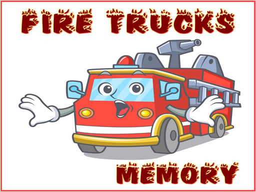 Fire Trucks Memory Games