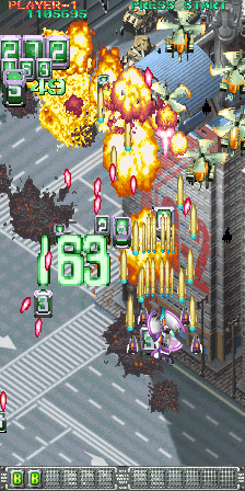 Play Ketsui Kizuna Jigoku Tachi (Revision 2?, Japan) Now -  :xxx - :yyy Game Screenshot