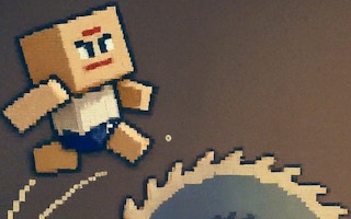 Cubeman Saw Escape - Free hyper-casual Game Like Jump Girl