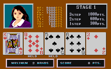 Play Poker Ladies (Leprechaun ver. 510) Now -  :xxx - :yyy Game Screenshot