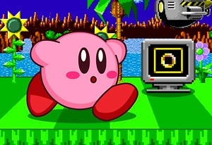 Kirby in Sonic The Hedgehog 2 Play Kirby in Sonic The Hedgehog 2 Now