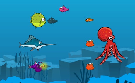 立即玩魚吃魚 - 2 Player :xxx - :yyy 遊戲截圖