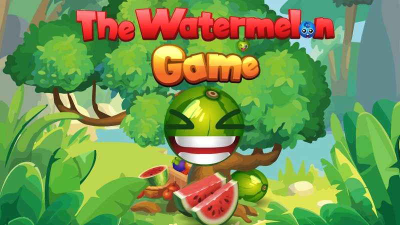The Watermelon Game gameplay screenshot