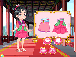Jogue Design sapatos da Princesa Mulan Agora - 2 Player Captura de tela de :xxx - Jogo :yyy