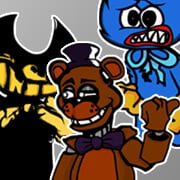 Juega a FNF Asado, Bendy, vs Huggy Wuggy ahora -  Captura de pantalla de :xxx - Juego :yyy
