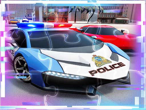 Play Police Cars Match3 Puzzle Slide Now