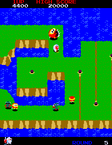 Juega a Dig Dug II (Nueva Versión) ahora - Arcade Captura de pantalla de :xxx - Juego :yyy