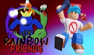 FNF vs Rainbow Friends Juega a FNF vs Rainbow Friends ahora