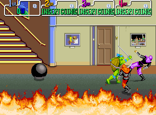 Jouez à Teenage Mutant Hero Turtles (UK 4 Players, set 2) maintenant -  Capture d'écran de :xxx - Jeu :yyy