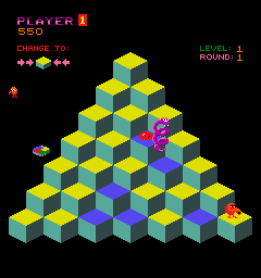 Play Q*bert (US set 1) Now -  :xxx - :yyy Game Screenshot