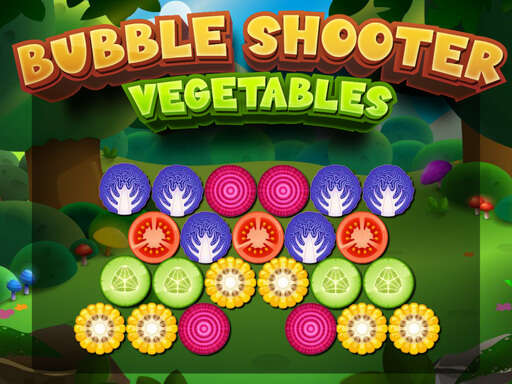 Bubble Shooter Vegetables Games