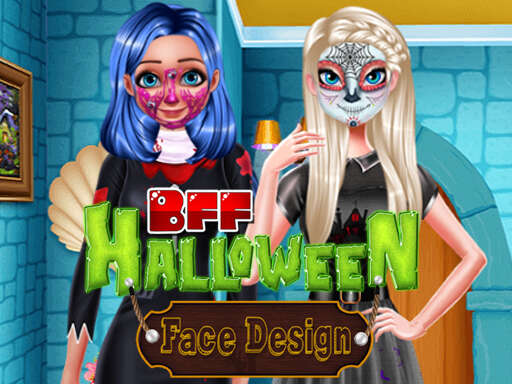 BFF Halloween Face Design Games