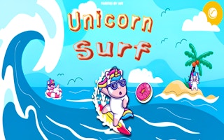 Unicorn Surf - Free tap Game Like Прыгать и летать