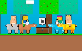 Baby Noob vs Baby Obby Horse - Free two-player Game Like 槍戰 2 名玩家