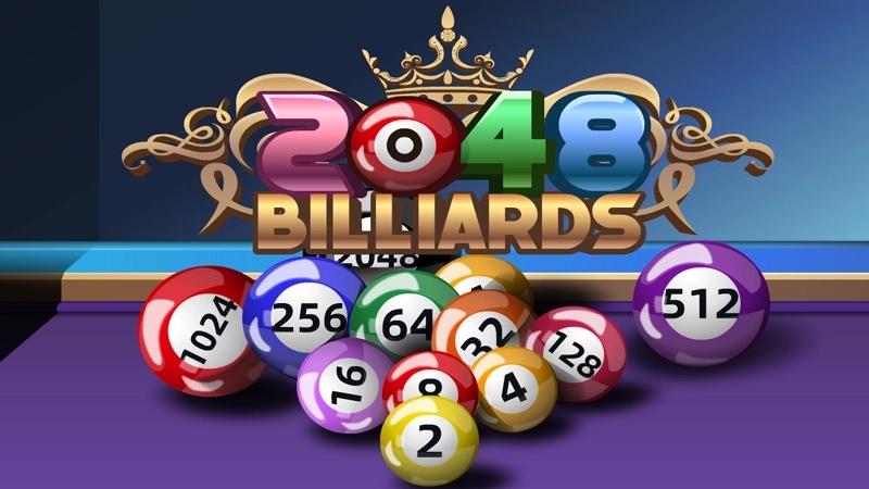 2048 Billiards gameplay screenshot