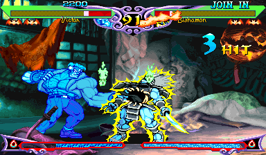 Spiele jetzt Vampire Hunter 2 - darkstalkers revenge (970913 Japan) -  :xxx – :yyy Spiel-Screenshot