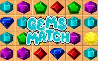 Gems Match - Free match-3 Game Like Train Jam