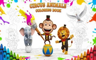 Livre de coloriage des animaux de cirque - Free Jeux pour Coloring Game