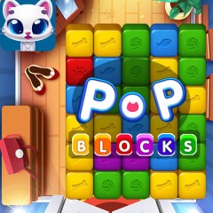 العب Pop Blocks الآن -  لقطة شاشة لعبة :xxx - :yyy