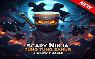 Scary Ninja Tung Tung Sahur Jigsaw Puzzle - Free jigsaw-puzzles Game Like Music Notes Tile Image Scramble