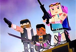 Play Blocky Royale.io Now -  :xxx - :yyy Game Screenshot