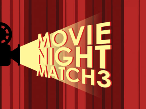 Spiele jetzt Movie Night Match 3