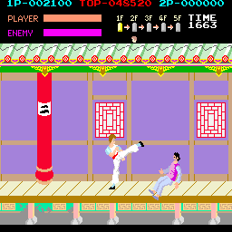 Play Kung-Fu Master (bootleg set 1) Now -  :xxx - :yyy Game Screenshot