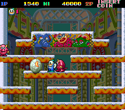 Spiele jetzt Der Winter Bobbel (Bootleg) - Arcade :xxx – :yyy Spiel-Screenshot