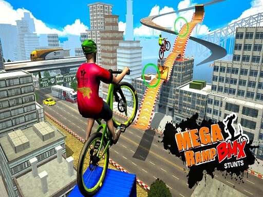 Corrida de stunt BMX impossível: Corrida de bicicleta de acrobacias