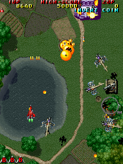 Play Raiden II (Easy Version, US set 1) Now -  :xxx - :yyy Game Screenshot