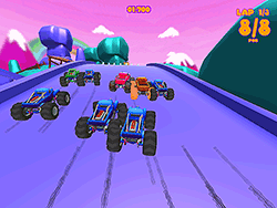 立即玩怪物赛车 3D WebGL - 2 Player :xxx - :yyy 游戏截图