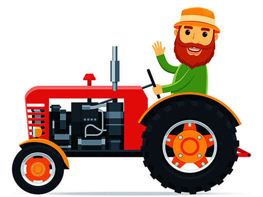 Cartoon Farm Traktors - Free Top Free Online Games tagged Farm Game