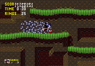 Играть в Sonic 1 Ultimate SSRG Demo сейчас -  Скриншот игры :xxx - :yyy