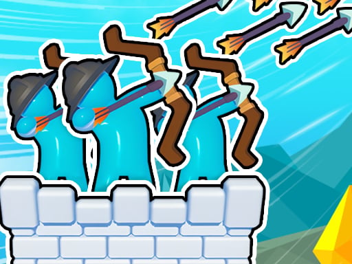 로얄 엘리트 아치어 디펜스 온라인 무료 플레이 - stickman 게임 스크린샷