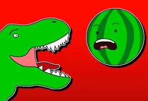 Suikasaur gameplay screenshot