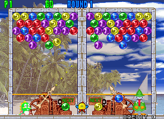Play Puzzle Bobble 2X (Ver 2.2J 1995/11/11) Now -  :xxx - :yyy Game Screenshot