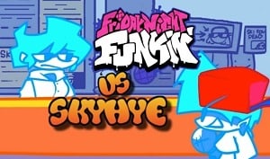 العب FNF مقابل SkyHye الآن -  لقطة شاشة لعبة :xxx - :yyy