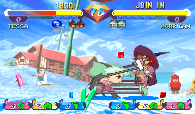 Play Super Gem Fighter Mini Mix (970904 Hispanic) Now -  :xxx - :yyy Game Screenshot