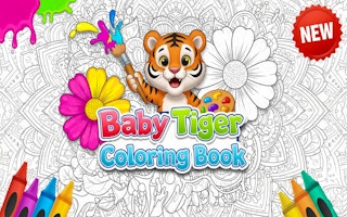 Baby Tiger Coloring Book - Free coloring Game Like Magie Des Couleurs D'Ant
