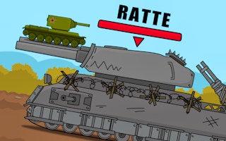 Tanks 2D Battle with Ratte - Free shooter Game Like Ядерный Ragdoll