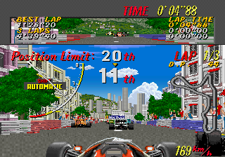 Play Super Monaco GP (World, Rev A, FD1094 317-0126a decrypted) Now -  :xxx - :yyy Game Screenshot